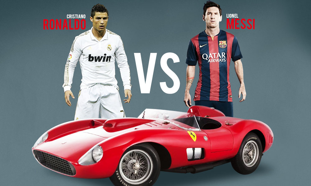 Ronaldo vs Messi- Owner of 1957 Ferrari 335 S Spider Scaglietti