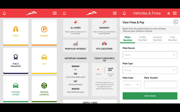 RTA Dubai App updated and now counts carbon emmission as well