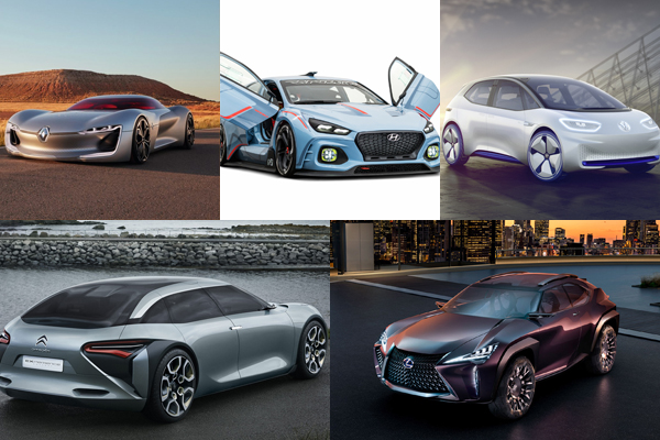 5 Intelligent Concept Cars Debut at Paris Motor Show 2016