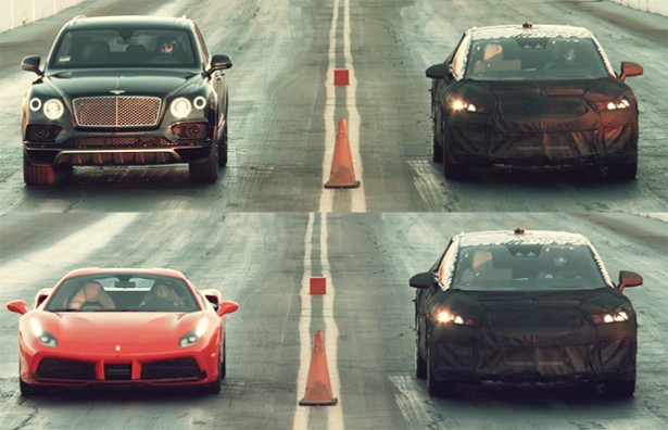 Faraday’s Future SUV takes on a Tesla, Bentley and Ferrari in a New Teaser