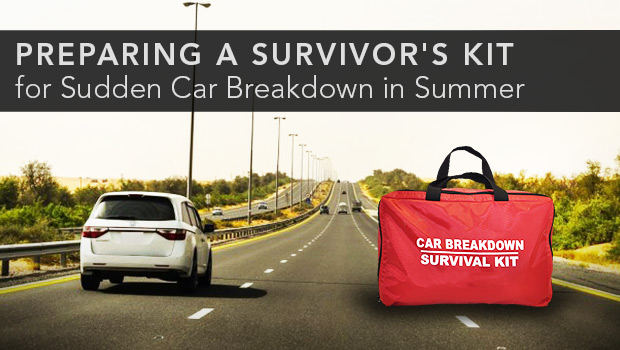 Preparing a Survivor’s Kit for a Car Breakdown Situation in the UAE’s Summer Season