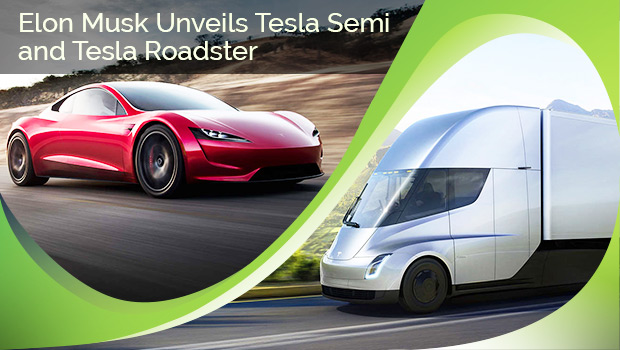 Elon Musk Unveils Tesla Semi and Tesla Roadster