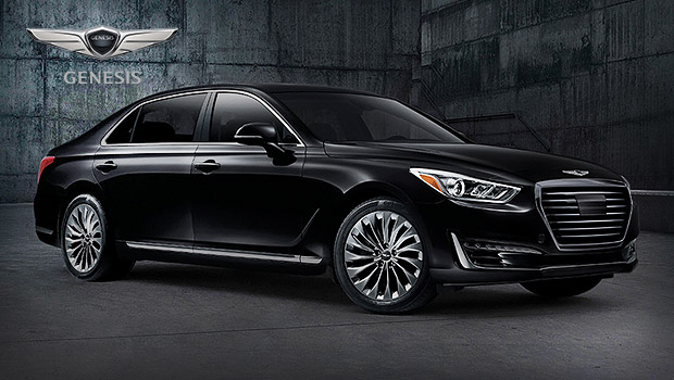 2018 Genesis G90 – Flagship Luxury Sedan with V8 Engine and Advanced Safety Features